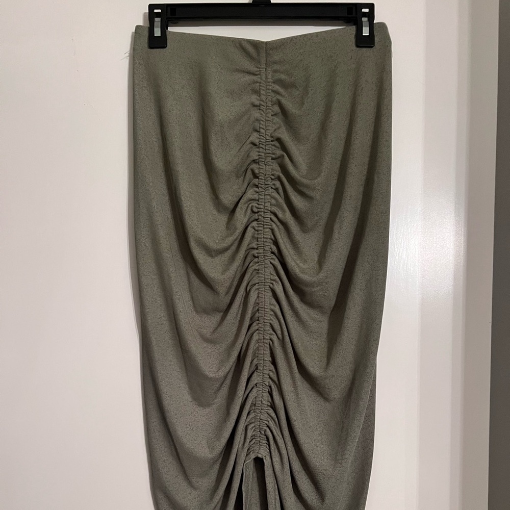 Impressions Olive Pencil Skirt